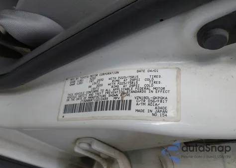 2001 Toyota 4Runner Sr5 V6 из США, поврежденный, VIN JT3GN86R710210489